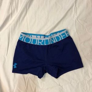 Girls Under Armour tight shorts